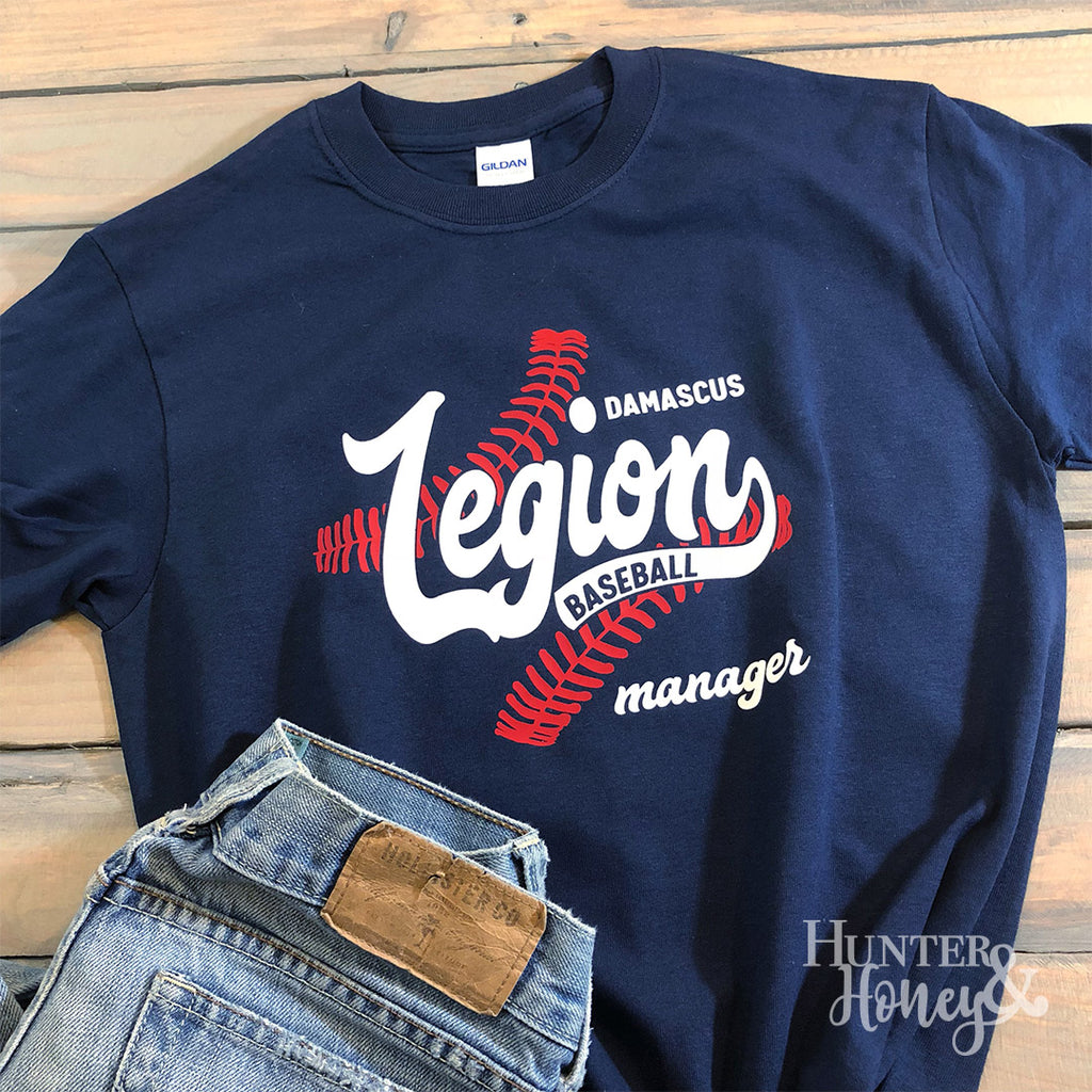 Legion Laces Baseball Tee – Hunter & Honey
