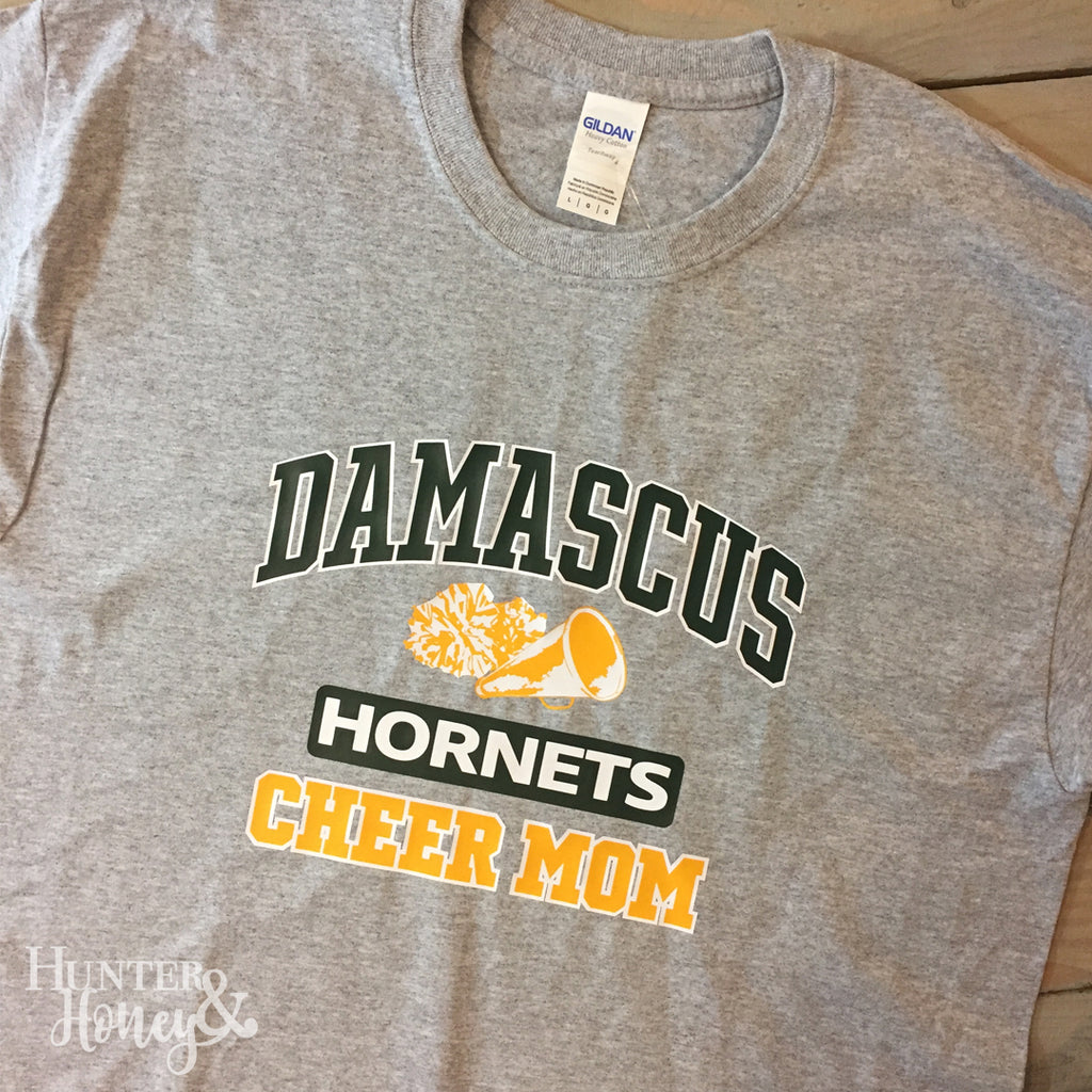 Damascus Hornets Baseball Swoosh Sweatshirt or T-shirt