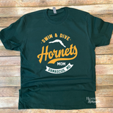 Damascus Hornets Swim and Dive Tee - Swimmer