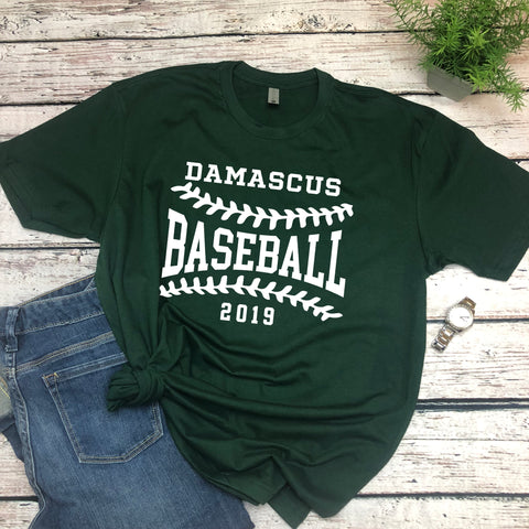 Damascus Baseball Modest White Imprint