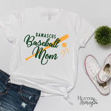 Damascus Baseball Mom bat tee in white