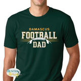 Damascus Football Dad Stripes Tee