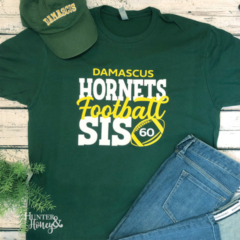 Damascus Hornets Football Sis Fun Tee