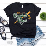 Damascus Baseball Mom bat tee in black