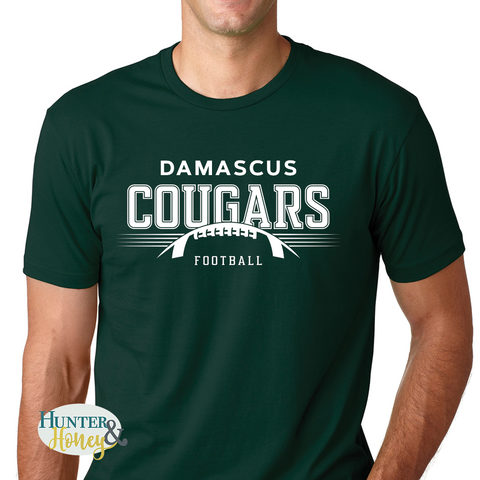 Damascus Cougars Football Stripes Tee