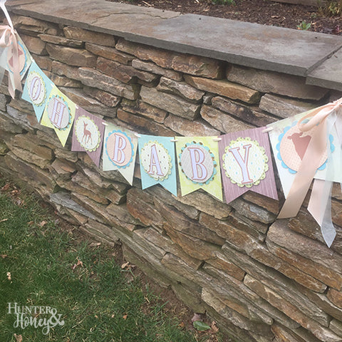 Oh Baby Made to Order Cardstock Banner