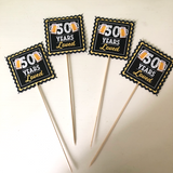 50 Years Loved Beers 50th Birthday Stick Set Party Decoration
