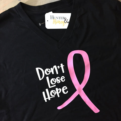 Don't Lose Hope Breast Cancer Awareness Tee