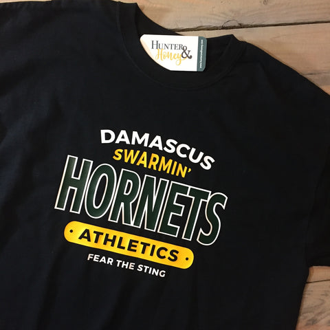 Damascus Swarmin' Hornets Athletics Black Tee