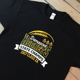 Damascus Football State Champs 2017 black tee