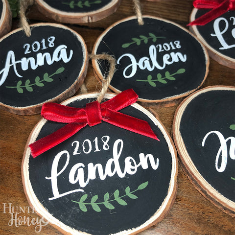 Personalized Wood Ornaments